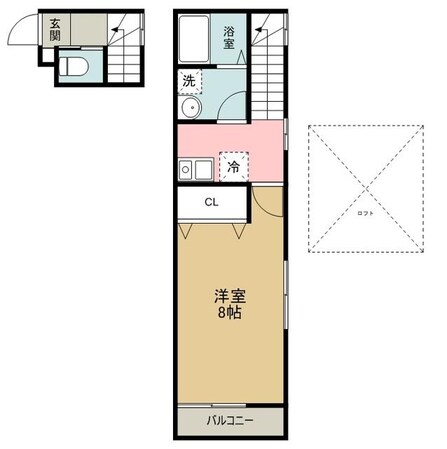 ヴィラソレイユの物件間取画像